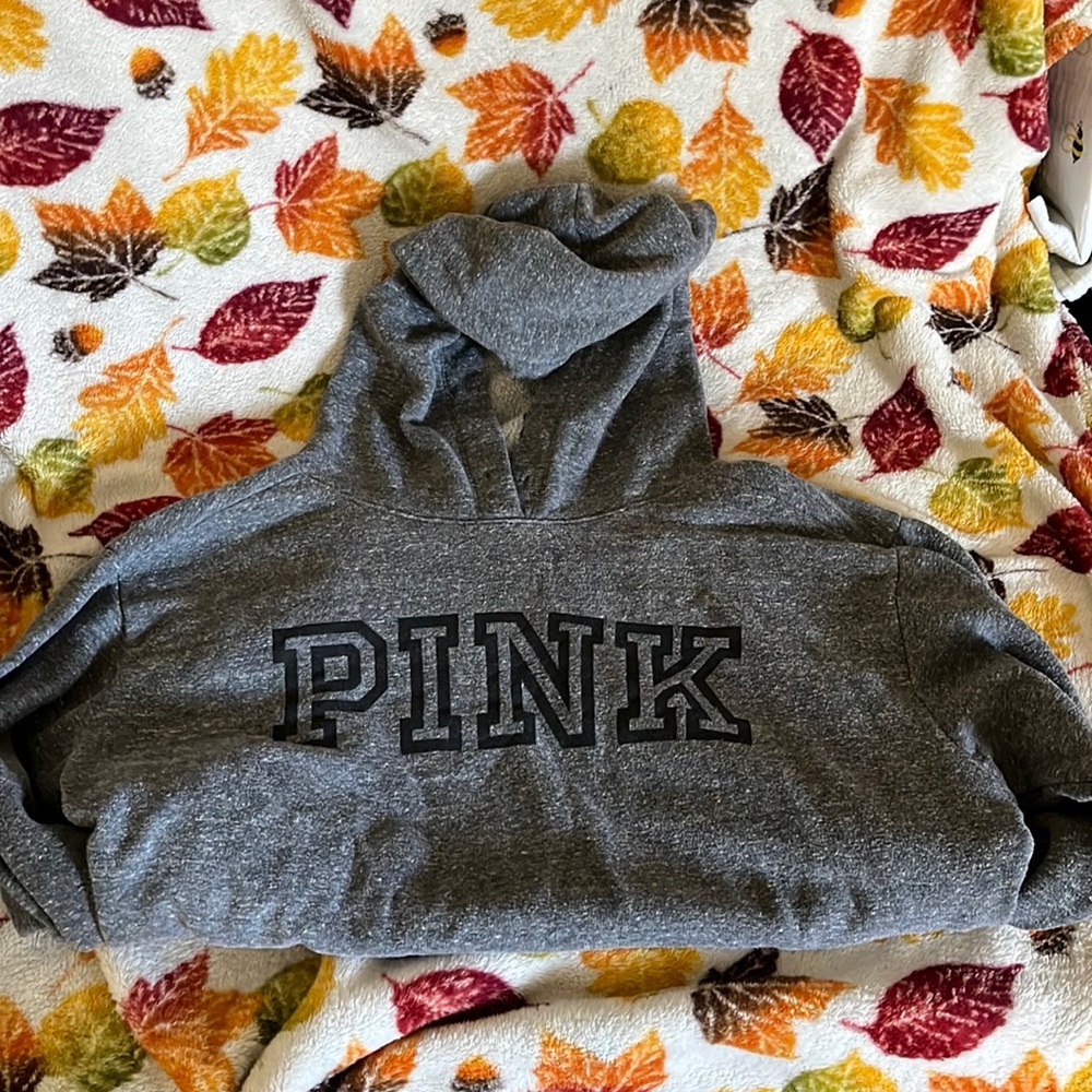 Pink grey sweatshirt